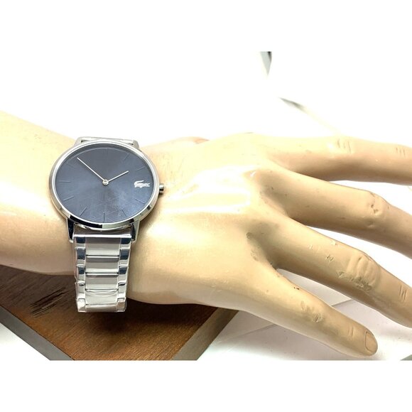 Lacoste Men's Watch 2011305 Quartz Blue Dial Silver Stainless Steel 40mm - Picture 4 of 13